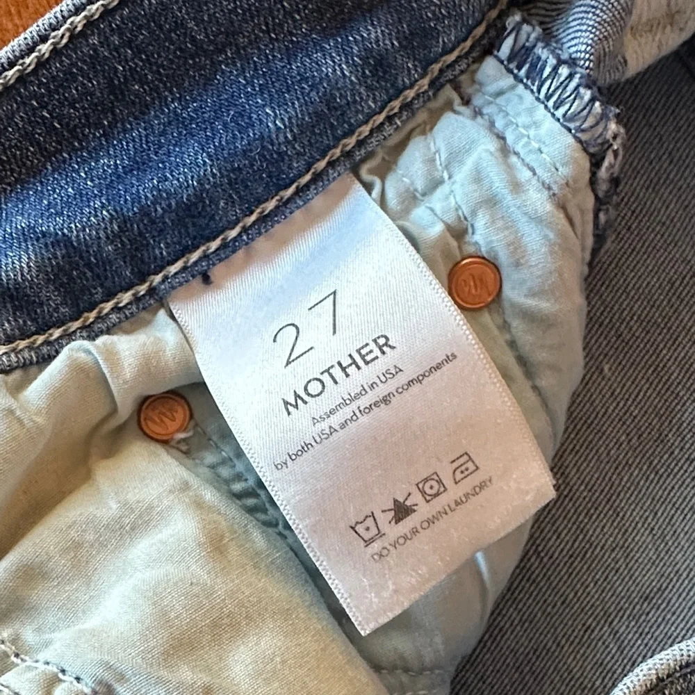 MOTHER Blue Flare & Wide Leg Jeans - Picture 3 of 9